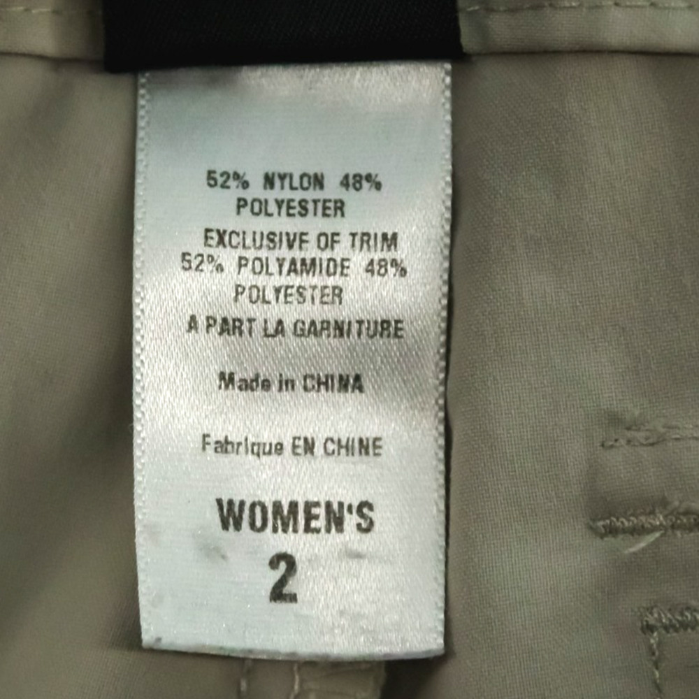 Patagonia Size 2 Khaki Beige Tan Outdoor Hiking Nylon Cargo Shorts 5781685 - Picture 5 of 7